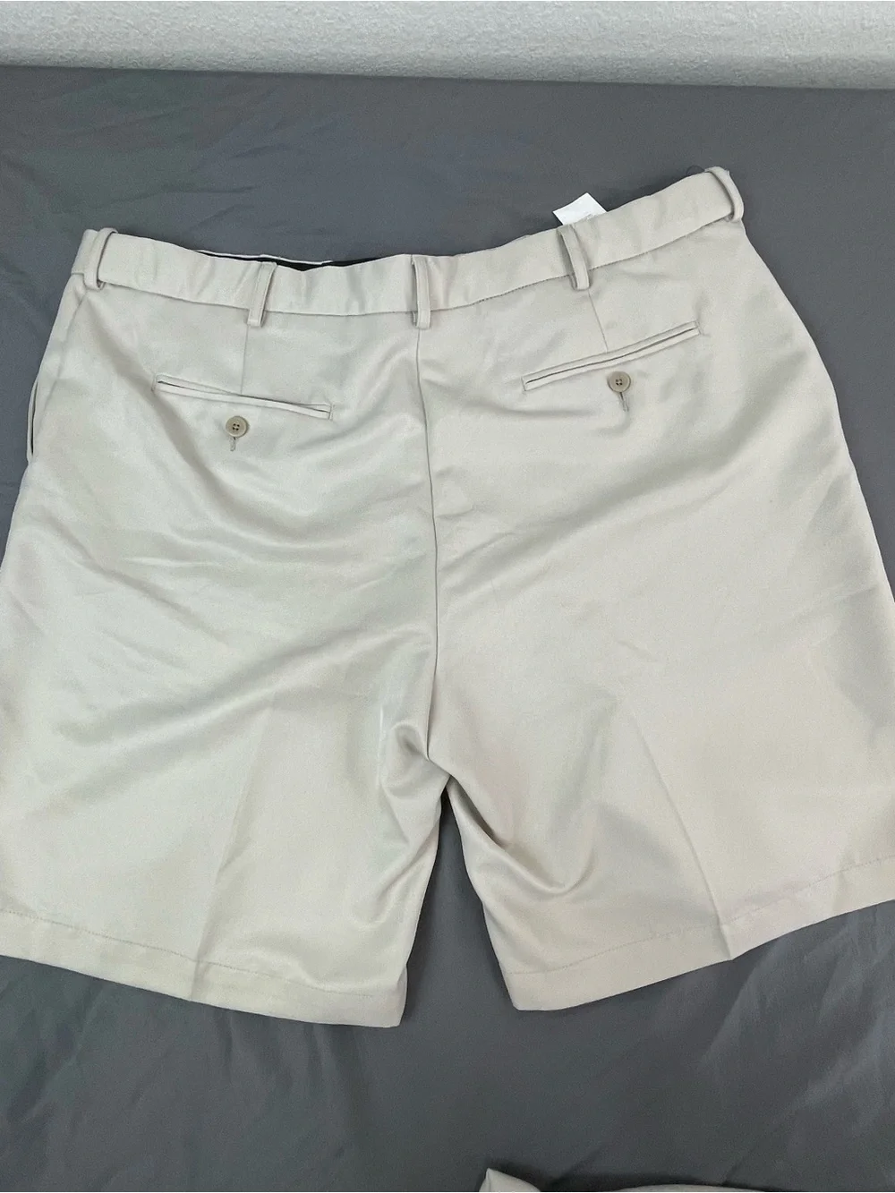 Savane Mens Shorts Sz 40 Beige Relaxed Fit‎ Comfort Waist Wrinkle Free Lot of 2